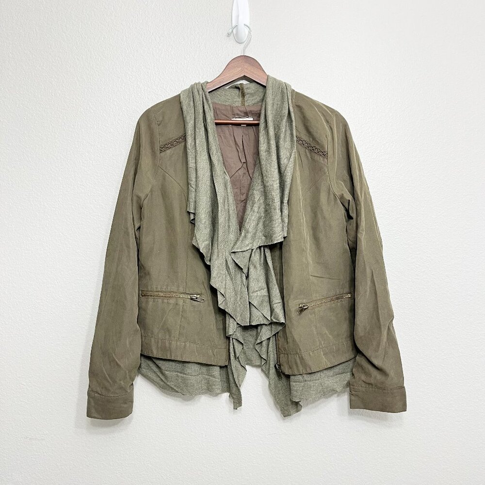 Mystree Layered Ruffle Jacket Size Small Women's … - image 1